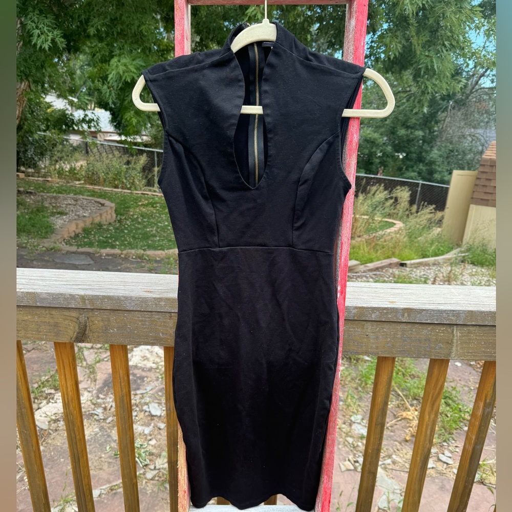 LBD sexy little black body con dress